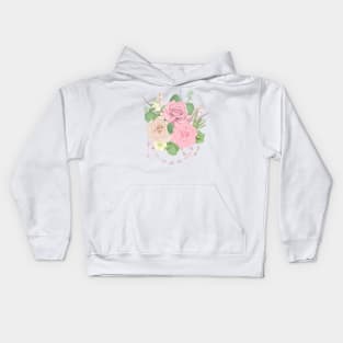 Pink Bouquet Kids Hoodie